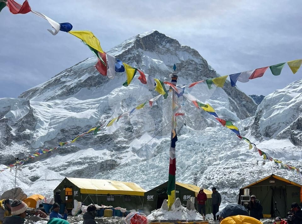 8K Expeditions Spring 2023 Everest & Lhotse Expedition Takes Place With A Holy Puja image