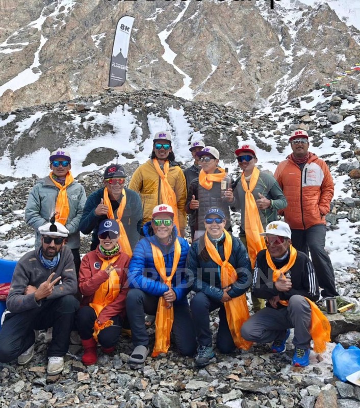 8K Expeditions Entire Team Summits K2 (8611m) In 2024 image