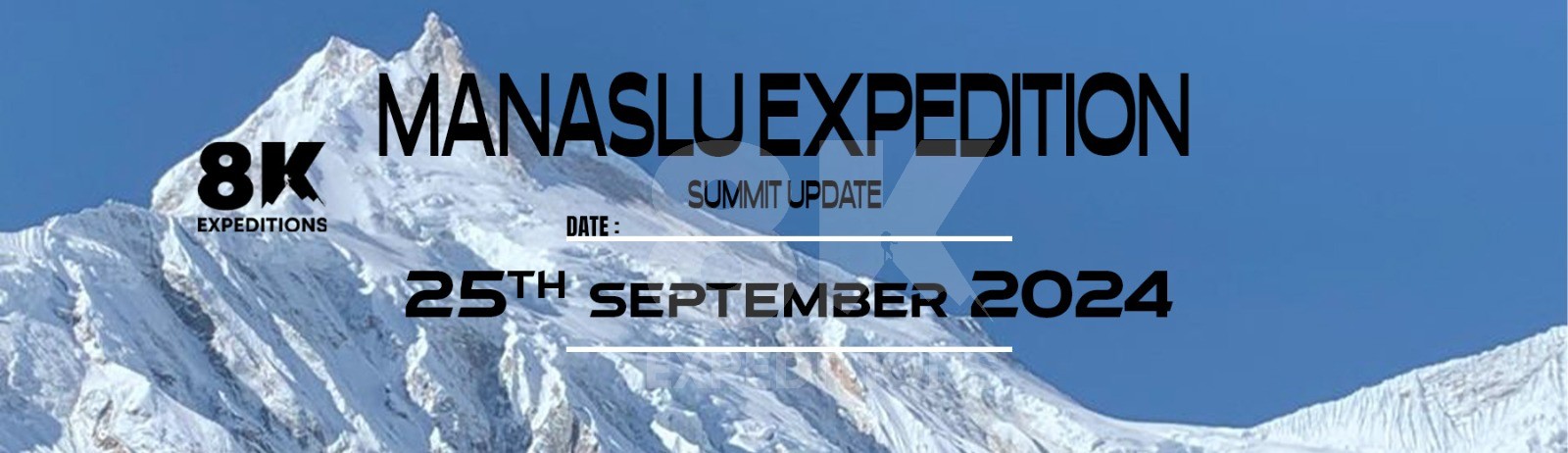 MT. MANASLU EXPEDITION SUMMIT UPDATE 2024 : MISS ISABELLA MARIA HASSMANN SETS RECORD BEING YOUNGEST WOMEN TO SUMMIT MT.MANASLU WITHOUT OXYGEN WITH 8K EXPEDITIONS image