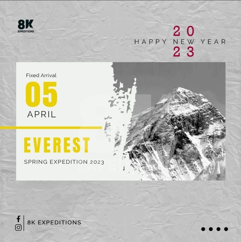 Happy New Year 2023 From The Himalayas! 8K Expeditions