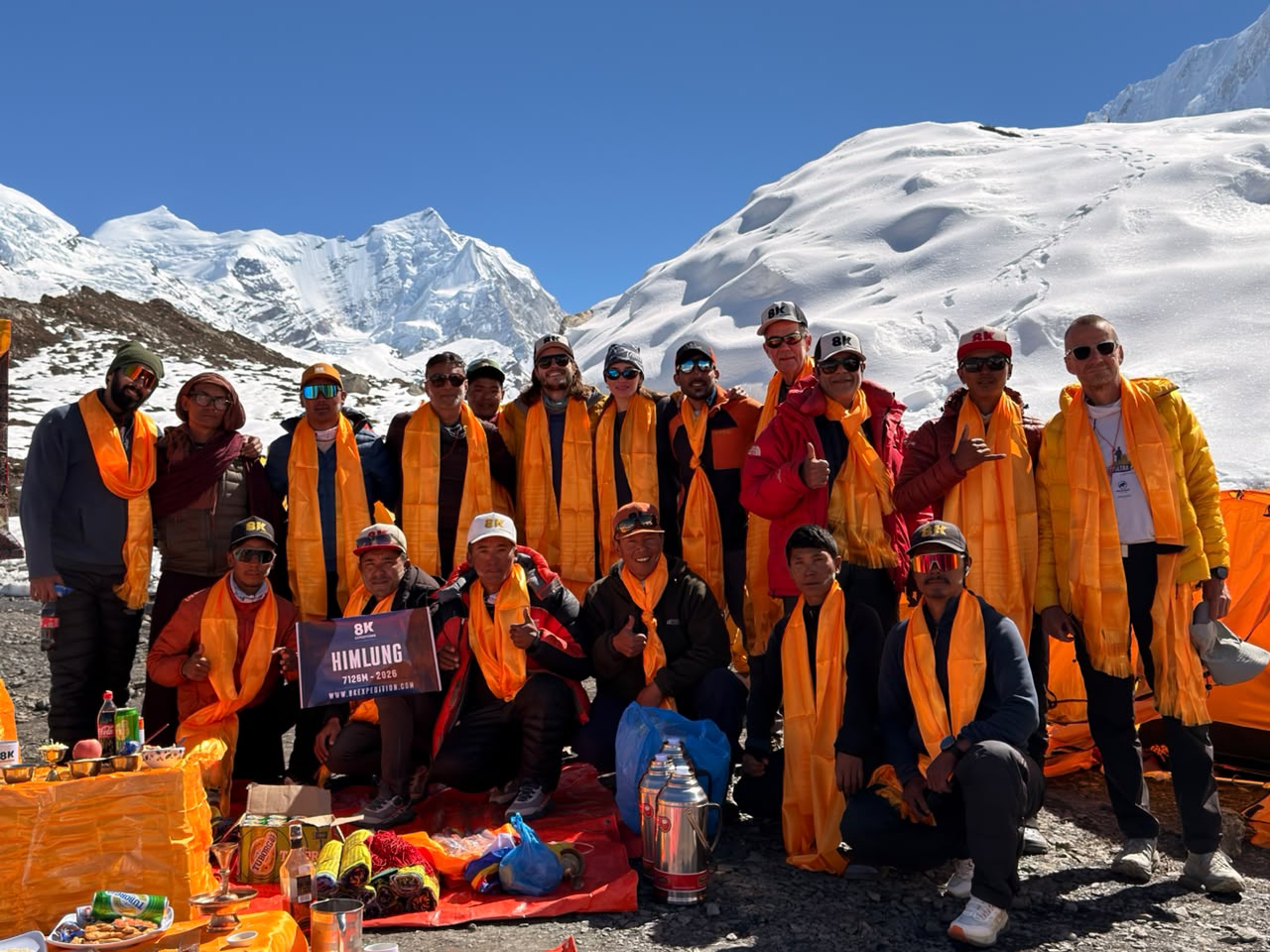Himlung Expedition 2026 Team Completes Puja Ceremony At Base Camp