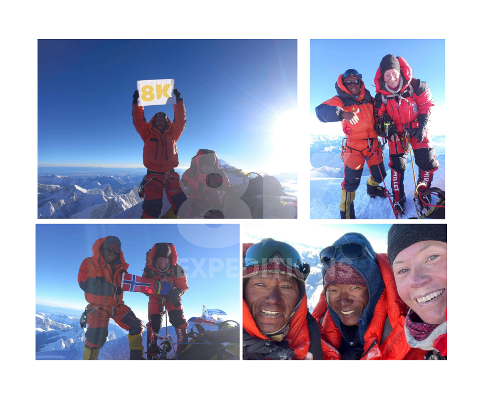 Kristin Harila Mt.Kanchenjunga  (8586 Mtr.) Summit Update 2022(3/14 Completed) image