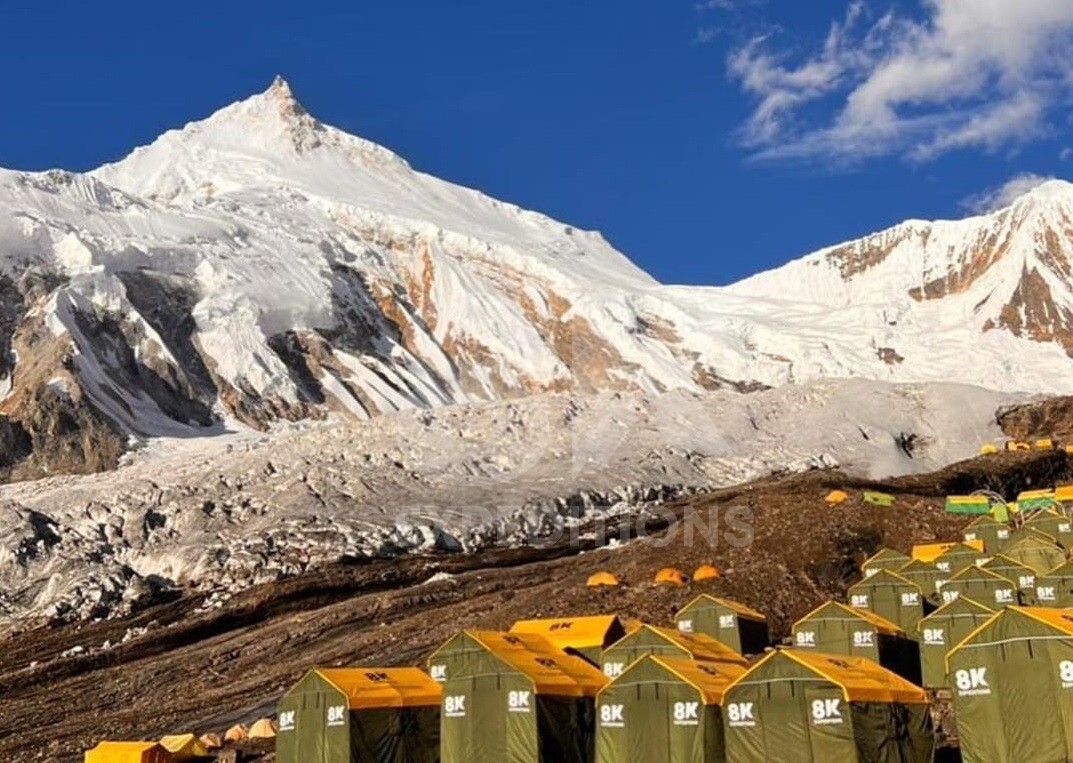 8K Expeditions Climbers Reach True Summit Of Mt. Manaslu (8163m) Despite Challenges image