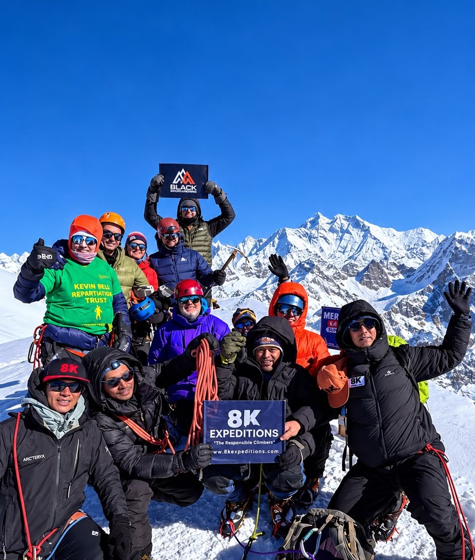 Mera Peak Summit Success 2026 | Black Mountaineering Team