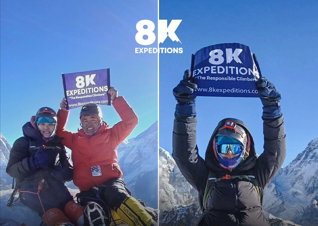 Miss Upasana Gurung Summited on Lobuche Peak(6,119m) with 8K Expeditions image