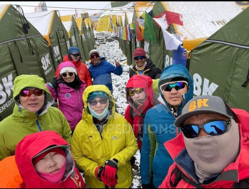 "Unstoppable Mongolian Team Conquers Mt. Everest (8848.86m) & Lhotse (8516m) Summit With 8K Expeditions Spring 2023!" image