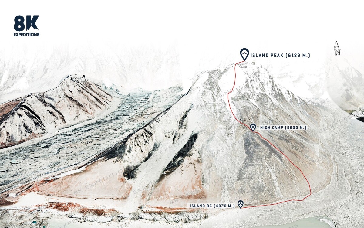 ISLAND PEAK (6,165M)-route-image