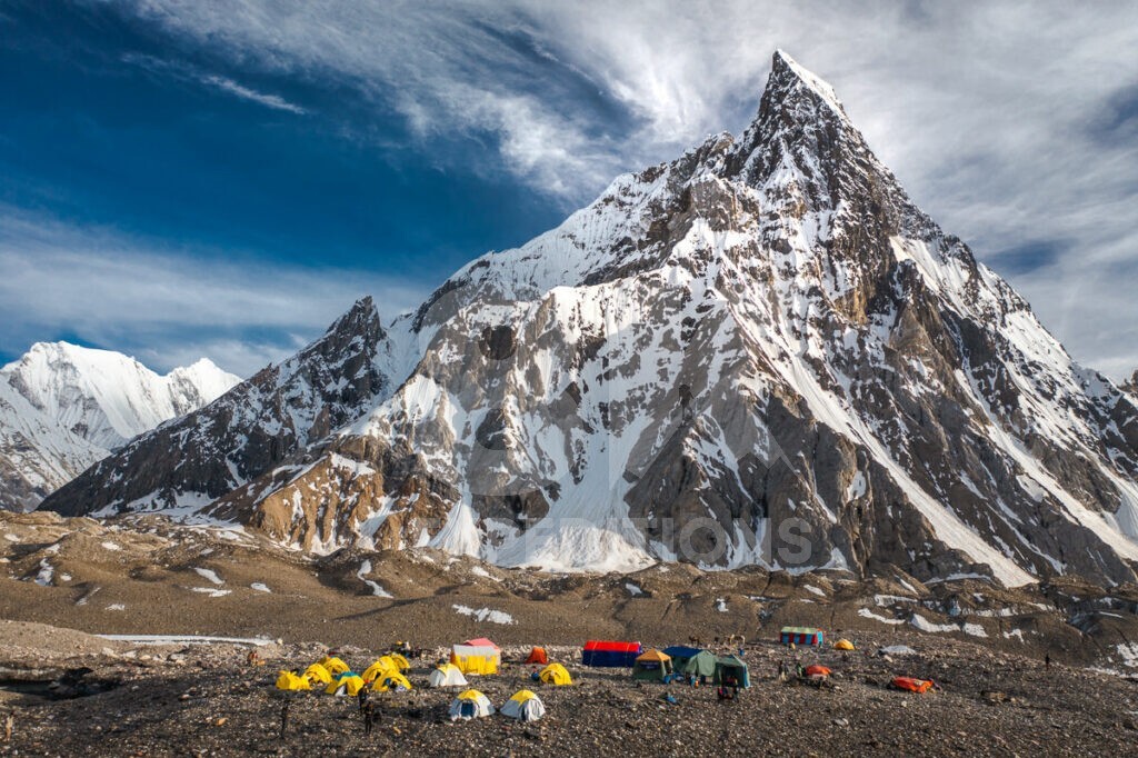 K2 Base Camp With 8k